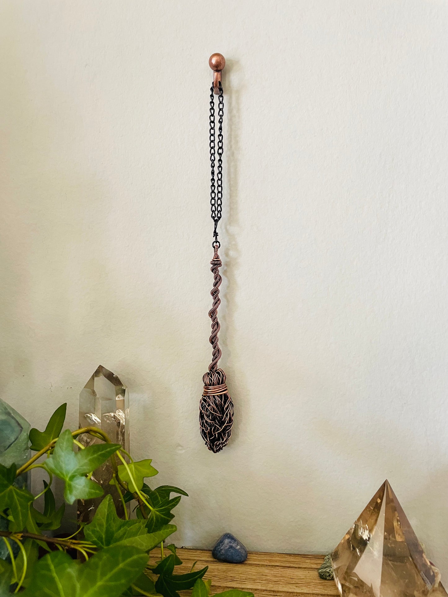 Miniature Collectible Broom Wall Charm, Handmade Broom To Accent A Witch’s Home