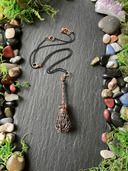 006. Miniature Collectible Broom Pendant With Straight Handle | Add Custom Name Charm