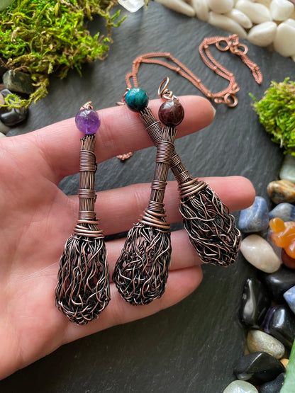 Image of handmade miniature broom