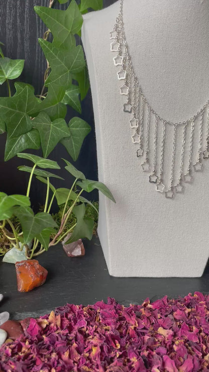 Elegant Magic Shooting Star Necklace, Made With .925 Sterling Silver