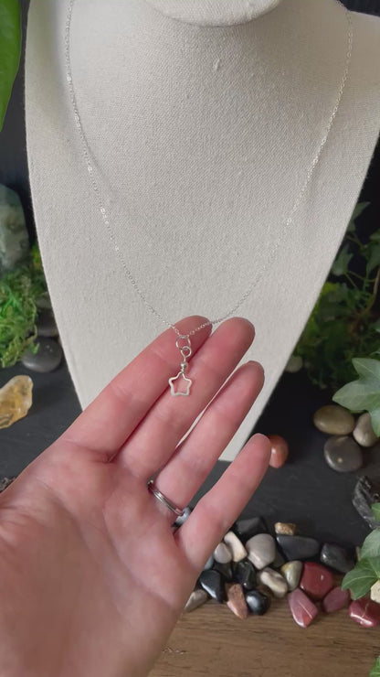 Magic Star Charm Necklace, Made With .925 Sterling Silver | One-of-a-Kind Handmade